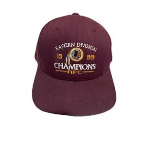 Vintage Washington Redskins 1999 Division Champions SnapBack Hat Logo Athletics